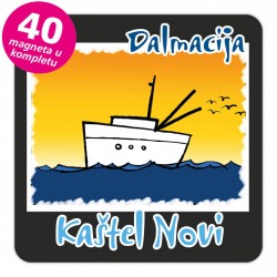 Magneti brod EKO C 27 B Kaštel Novi komplet 40 ili 20 kom