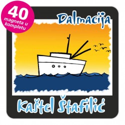 Magneti brod EKO C 27 B Kaštel Štafilić komplet 40 ili 20 kom