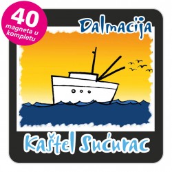 Magneti brod EKO C 27 B Kaštel Sućurac Kuk komplet 40 ili 20 kom