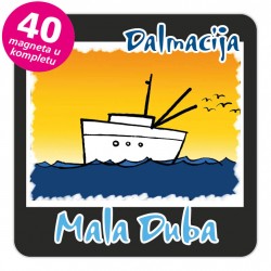 Magneti brod EKO C 27 B Mala Duba komplet 40 ili 20 kom