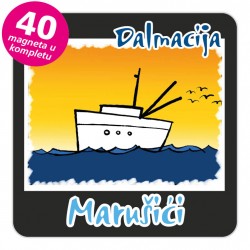 Magneti brod EKO C 27 B Marušići komplet 40 ili 20 kom