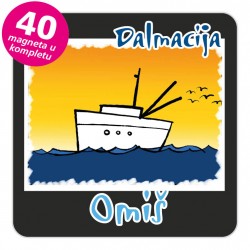 Magneti brod EKO C 27 B Omiš komplet 40 ili 20 kom