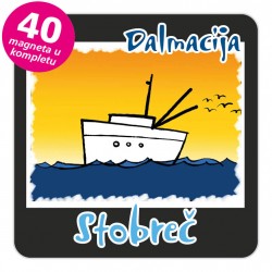 Magneti brod EKO C 27 B Stobreč komplet 40 ili 20 kom