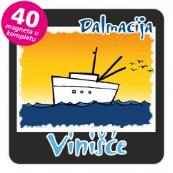 Magneti brod EKO C 27 B Vinišće komplet 40 ili 20 kom