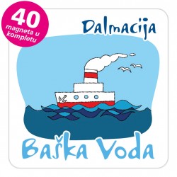 Magneti brod EKO C 28 W Baška Voda komplet 40 ili 20 kom