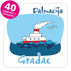 Magneti brod EKO C 28 W Gradac komplet 40 ili 20 kom