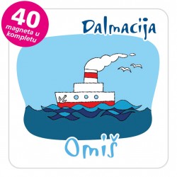 Magneti brod EKO C 28 W Omiš komplet 40 ili 20 kom