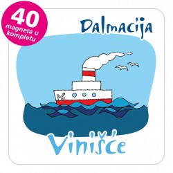 Magneti brod EKO C 28 W Vinišće komplet 40 ili 20 kom