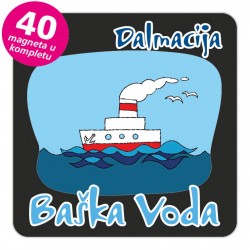 Magneti brod EKO C 28 B Baška Voda komplet 40 ili 20 kom