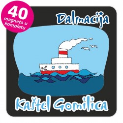 Magneti brod EKO C 28 B Kaštel Gomilica komplet 40 ili 20 kom