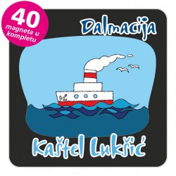 Magneti brod EKO C 28 B Kaštel Lukšić komplet 40 ili 20 kom