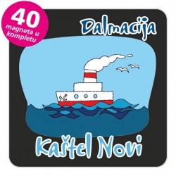 Magneti brod EKO C 28 B Kaštel Novi komplet 40 ili 20 kom