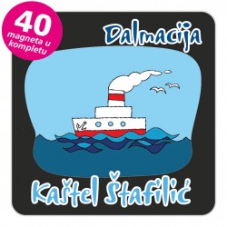 Magneti brod EKO C 28 B Kaštel Štafilić komplet 40 ili 20 kom