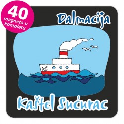 Magneti brod EKO C 28 B Kaštel Sućurac Kuk komplet 40 ili 20 kom