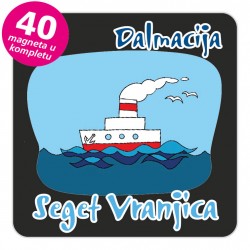 Magneti brod EKO C 28 B Seget Vranjica komplet 40 ili 20 kom