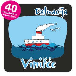 Magneti brod EKO C 28 B Vinišće komplet 40 ili 20 kom