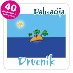 Magneti otočić EKO C 30 W Drvenik komplet 40 ili 20 kom