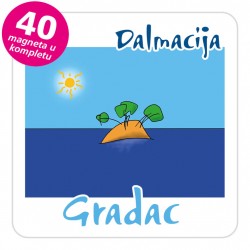 Magneti otočić EKO C 30 W Gradac komplet 40 ili 20 kom