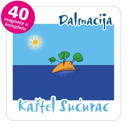 Magneti otočić EKO C 30 W Kaštel Sućurac Kuk komplet 40 ili 20 kom