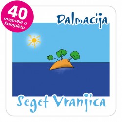 Magneti otočić EKO C 30 W Seget Vranjica komplet 40 ili 20 kom