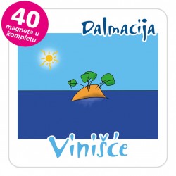 Magneti otočić EKO C 30 W Vinišće komplet 40 ili 20 kom