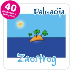 Magneti otočić EKO C 30 W Zaostrog komplet 40 ili 20 kom