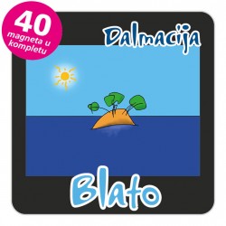 Magneti otočić EKO C 30 B Blato komplet 40 ili 20 kom