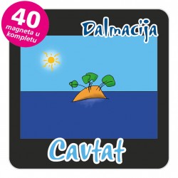 Magneti otočić EKO C 30 B Cavtat komplet 40 ili 20 kom