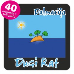 Magneti otočić EKO C 30 B Dugi Rat komplet 40 ili 20 kom