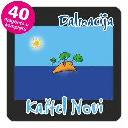 Magneti otočić EKO C 30 B Kaštel Novi komplet 40 ili 20 kom