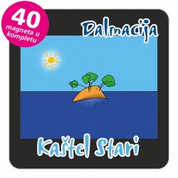 Magneti otočić EKO C 30 B Kaštel Stari komplet 40 ili 20 kom