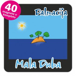 Magneti otočić EKO C 30 B Mala Duba komplet 40 ili 20 kom