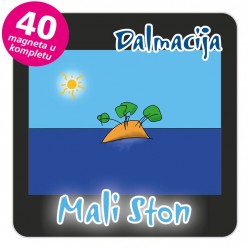 Magneti otočić EKO C 30 B Mali Ston komplet 40 ili 20 kom