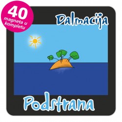 Magneti otočić EKO C 30 B Podstrana komplet 40 ili 20 kom