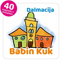 Magneti gradić EKO V 01 W Babin Kuk komplet 40 ili 20 kom