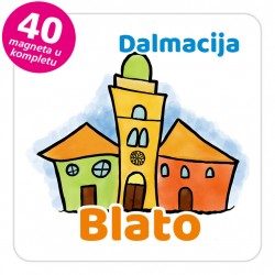 Magneti gradić EKO V 01 W Blato komplet 40 ili 20 kom