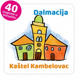 Magneti gradić EKO V 01 W Kaštel Kambelovac komplet 40 ili 20 kom