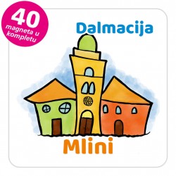 Magneti gradić EKO V 01 W Mlini komplet 40 ili 20 kom