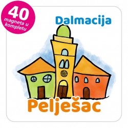 Magneti gradić EKO V 01 W Pelješac komplet 40 ili 20 kom