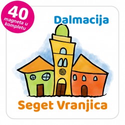 Magneti gradić EKO V 01 W Seget Vranjica komplet 40 ili 20 kom