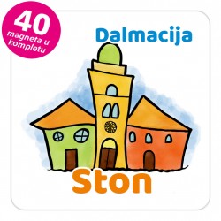 Magneti gradić EKO V 01 W Ston komplet 40 ili 20 kom