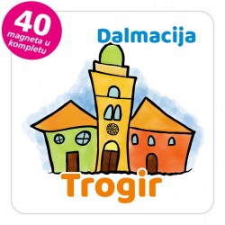 Magneti gradić EKO V 01 W Trogir komplet 40 ili 20 kom