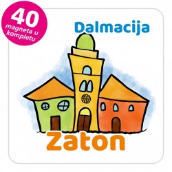 Magneti gradić EKO V 01 W Zaton komplet 40 ili 20 kom