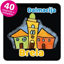 Magneti gradić EKO V 01 B Brela komplet 40 ili 20 kom