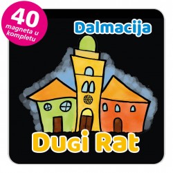 Magneti gradić EKO V 01 B Dugi Rat komplet 40 ili 20 kom