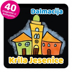 Magneti gradić EKO V 01 B Jesenice komplet 40 ili 20 kom