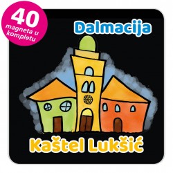 Magneti gradić EKO V 01 B Kaštel Lukšić komplet 40 ili 20 kom