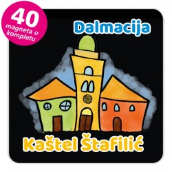 Magneti gradić EKO V 01 B Kaštel Štafilić komplet 40 ili 20 kom