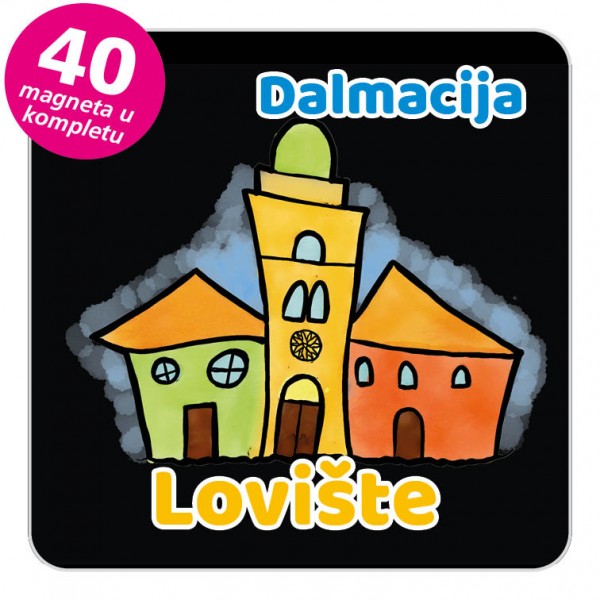 Magneti gradić EKO V 01 B Lovište komplet 40 ili 20 kom