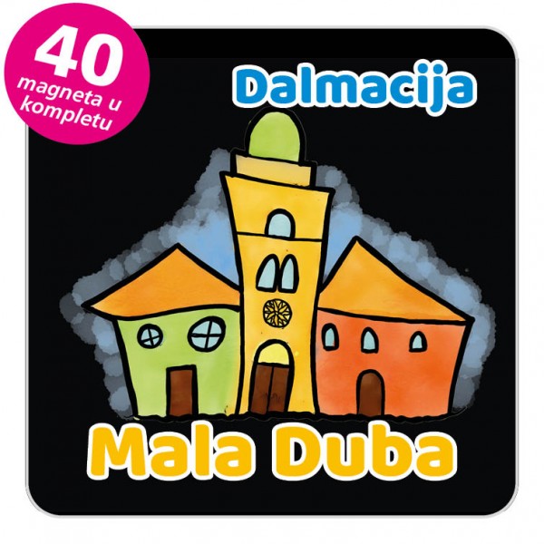 Magneti gradić EKO V 01 B Mala Duba komplet 40 ili 20 kom